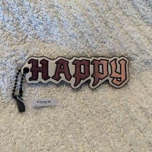 Disney x Coach Happy Keychain Bag Charm
